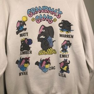 Vintage Grandmas Gang Elephant sweatshirt